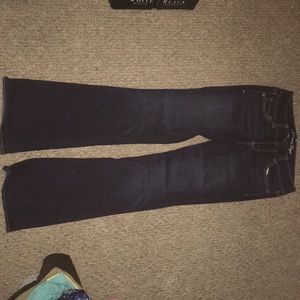 American eagle boot cut dark denim jeans
